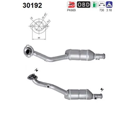 Catalyseur Renault CLIO II