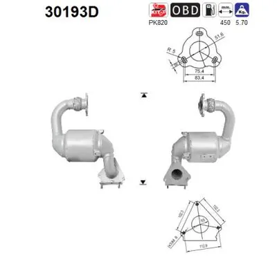 Catalyseur Renault MEGANE III Hatchback · Renault MEGANE III Grandtour · Renault LAGUNA II