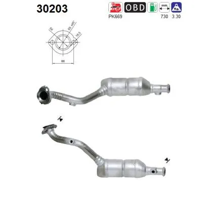 Catalyseur Renault TWINGO II