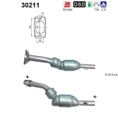 Catalyseur Renault MEGANE II Estate · Renault MEGANE II Saloon · Renault MEGANE II