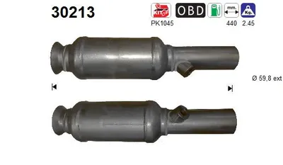 Catalyseur Renault CLIO III