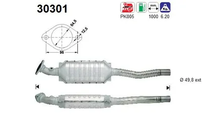 Catalyseur Renault SAFRANE I