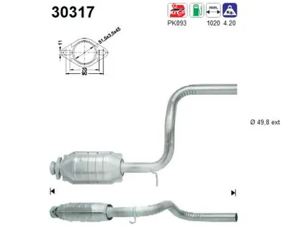 Catalyseur Renault ESPACE II
