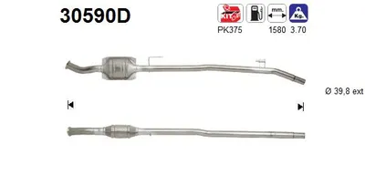 Catalyseur Renault CLIO II · Renault CLIO II Hatchback Van