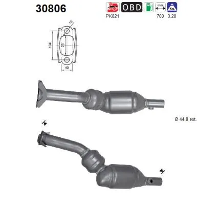 Catalyseur Dacia DUSTER · Dacia SANDERO · Dacia LOGAN