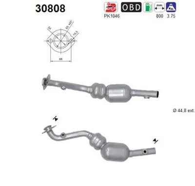 Catalyseur Dacia SANDERO II · Dacia LOGAN II · Dacia LOGAN MCV II
