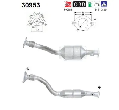 Catalyseur Renault SCÉNIC I MPV