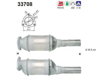 Catalyseur Seat IBIZA II · Seat CORDOBA · Vw POLO III CLASSIC