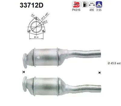Catalyseur Vw PASSAT B3/B4 · Vw GOLF III · Vw VENTO