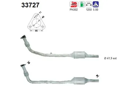Catalyseur Vw POLO III · Seat AROSA · Vw LUPO I