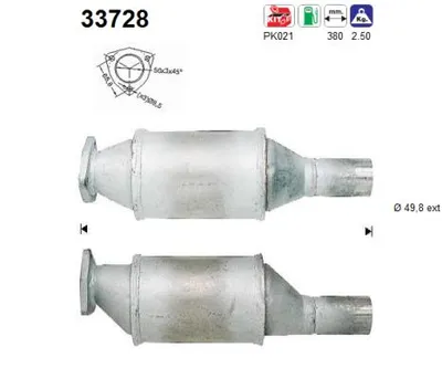Catalyseur Vw PASSAT B3/B4 · Vw GOLF III · Vw VENTO
