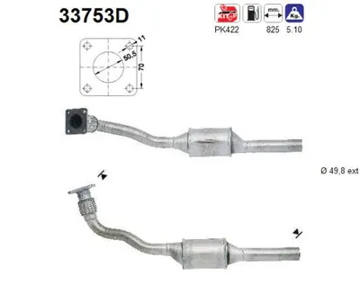 Catalyseur Seat IBIZA II · Vw POLO III CLASSIC · Seat CORDOBA