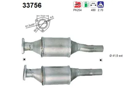 Catalyseur Vw GOLF III · Vw VENTO · Vw GOLF III Variant