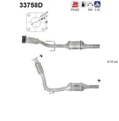 Catalyseur Vw POLO III · Seat AROSA · Vw LUPO I