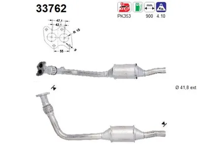 Catalyseur Vw LUPO I · Seat AROSA