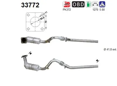 Catalyseur Seat CORDOBA · Seat IBIZA II · Vw POLO III CLASSIC