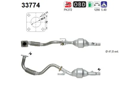 Catalyseur Seat CORDOBA · Seat IBIZA II · Vw POLO III CLASSIC