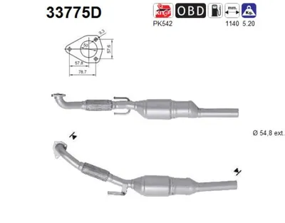 Catalyseur Vw GOLF IV · Vw BORA I · Seat LEON