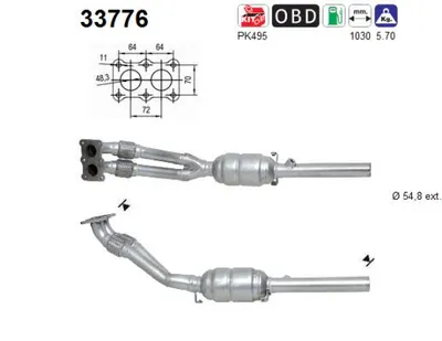 Catalyseur AS 33776