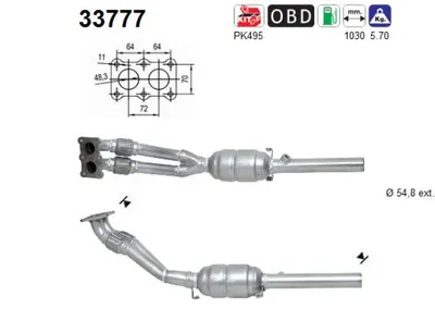 Catalyseur Audi A3 · Seat TOLEDO II · Seat LEON