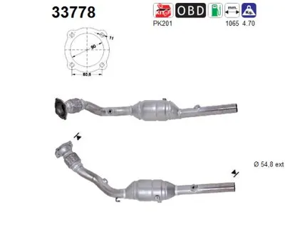 Catalyseur Vw GOLF IV · Skoda OCTAVIA I Combi · Skoda OCTAVIA I