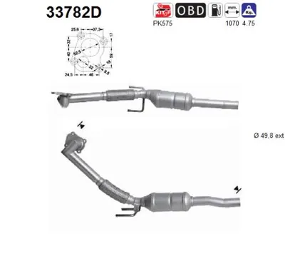 Catalyseur Vw POLO IV · Seat IBIZA III · Seat CORDOBA