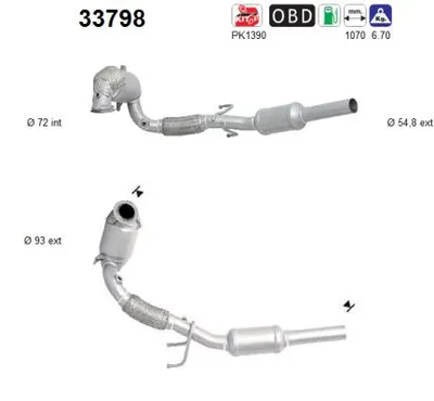 Catalyseur Audi A1 · Audi A1 Sportback · Vw POLO V