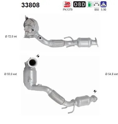 Catalyseur Vw GOLF VII Variant · Vw GOLF VII · Audi A3 Sportback