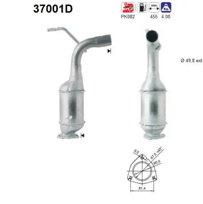 Catalyseur Vw TRANSPORTER T4 Bus · Vw TRANSPORTER T4 Van · Vw TRANSPORTER T4 Platform/Chassis (70E, 70L, 70M, 7DE, 7DL, 7D
