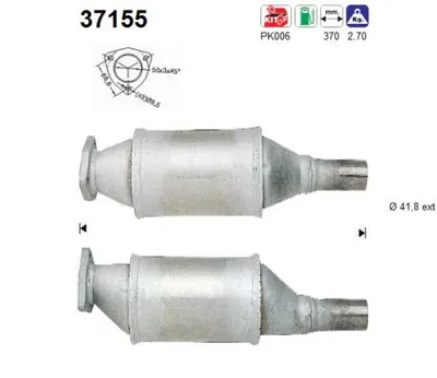 Catalyseur Vw PASSAT B3/B4 · Vw GOLF III · Vw VENTO
