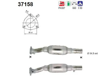 Catalyseur Vw PASSAT B3/B4 · Vw GOLF III · Vw VENTO