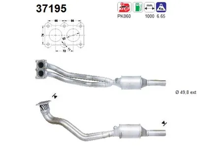 Catalyseur Audi A3 · Skoda OCTAVIA I · Vw GOLF IV