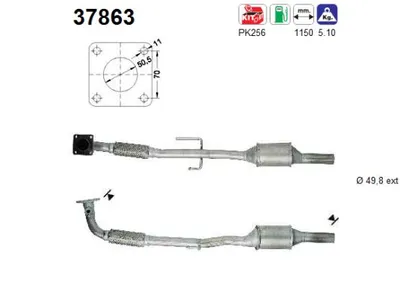Catalyseur Vw LUPO I · Vw POLO · Seat AROSA