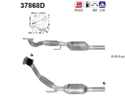 Catalyseur Vw GOLF III · Vw VENTO · Vw GOLF III Variant