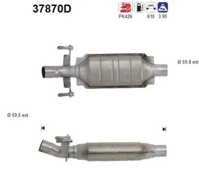 Catalyseur Vw LT 28-46 II Van · Vw LT 28-46 II Platform/Chassis · Vw LT 28-35 II Bus
