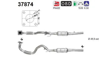 Catalyseur Vw GOLF IV · Vw GOLF IV Variant · Vw BORA I