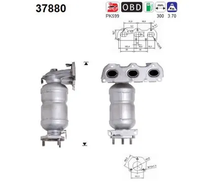 Catalyseur Vw POLO IV · Seat IBIZA III · Seat CORDOBA