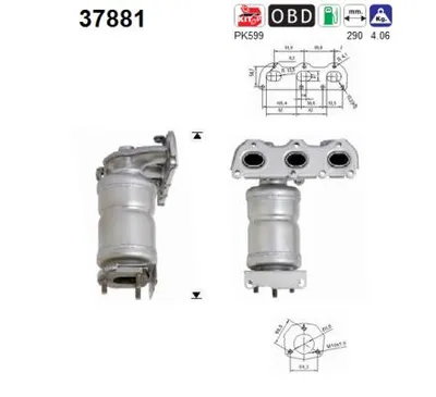Catalyseur Vw POLO IV · Seat IBIZA III