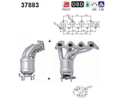 Catalyseur Seat IBIZA II · Seat CORDOBA · Vw LUPO I
