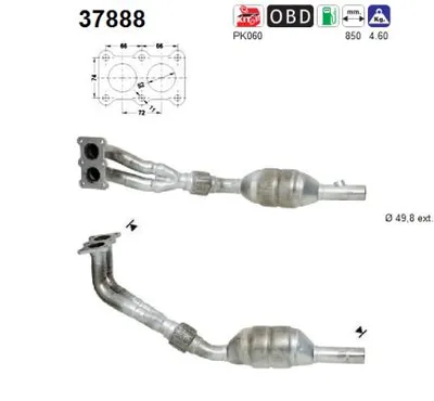 Catalyseur Vw POLO III CLASSIC · Seat CORDOBA · Seat IBIZA II