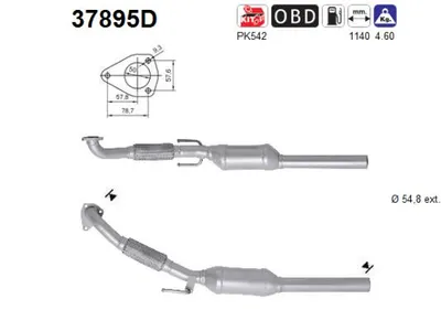 Catalyseur Audi A3 · Vw GOLF IV · Vw GOLF IV Variant