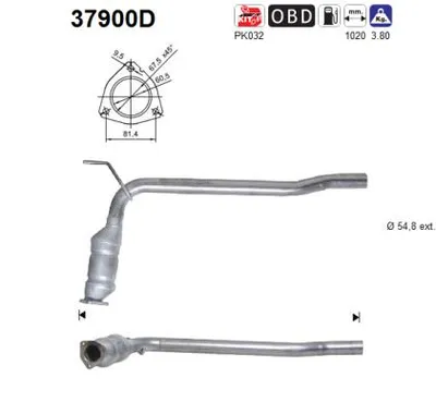 Catalyseur Vw TRANSPORTER T4 Bus · Vw TRANSPORTER T4 Van · Vw TRANSPORTER T4 Platform/Chassis (70E, 70L, 70M, 7DE, 7DL, 7D