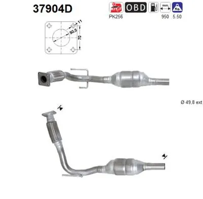 Catalyseur Vw POLO III · Seat AROSA · Vw LUPO I