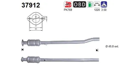 Catalyseur Vw TOURAN · Audi A3 · Vw GOLF V