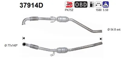 Catalyseur Vw TRANSPORTER T5 Platform/Chassis (7JD, 7JE, 7JL, 7JY, 7JZ, 7F · Vw TRANSPORTER T5 Van · Vw TRANSPORTER T5 Bus