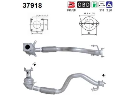 Catalyseur Audi A3 · Vw GOLF V