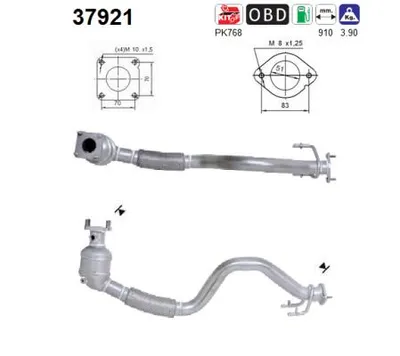 Catalyseur AS 37921