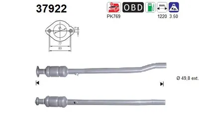 Catalyseur Vw TOURAN · Audi A3 · Vw GOLF V