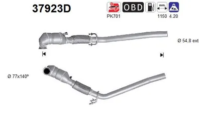 Catalyseur Vw TOURAN · Audi A3 · Vw GOLF V