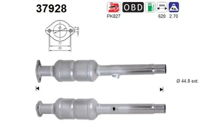 Catalyseur Skoda OCTAVIA II Combi · Vw GOLF IV · Vw GOLF IV Variant